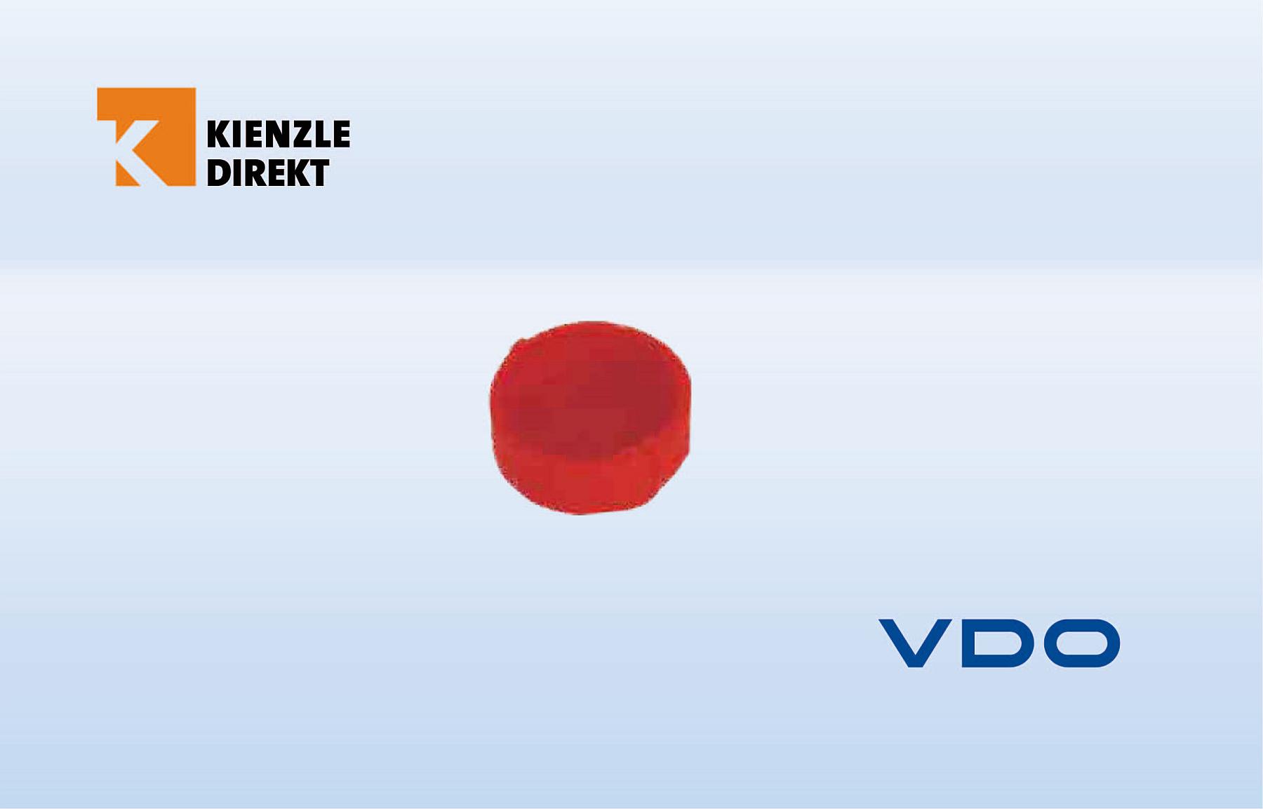 Kappe, neutral, rot 7mm