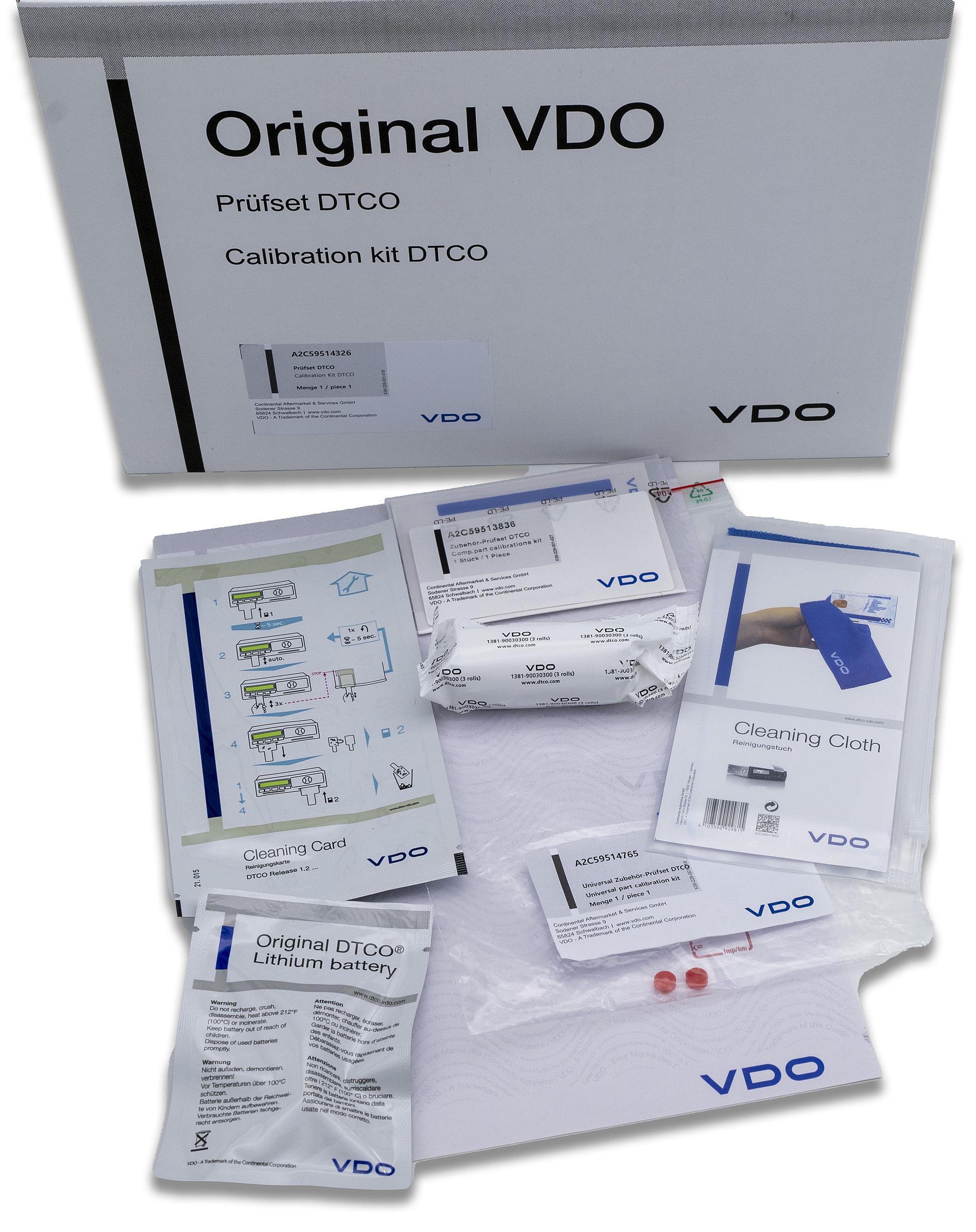 Original VDO Prüfset DTCO