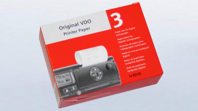Original VDO Druckerpapier 3er Set